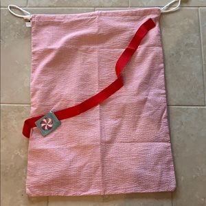 Laundry/Beach Bag by Mint. NWT Red/White
